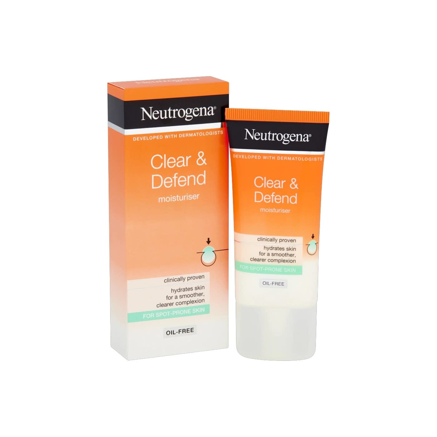 NEUTROGENA 50ML MOISTURISER VISIBLY CLEAR