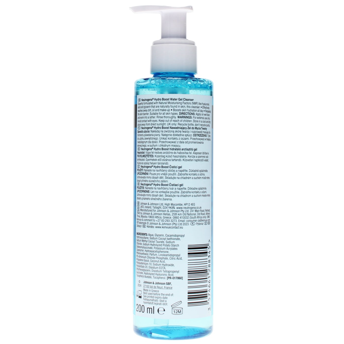 Neutrogena Hydro Boost 200ml Water Gel Cleanser