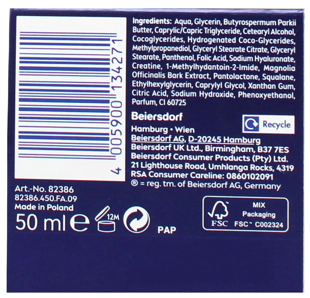 NIVEA EXPERT 50ML FILLER CELLULAR NIGHT CREAM