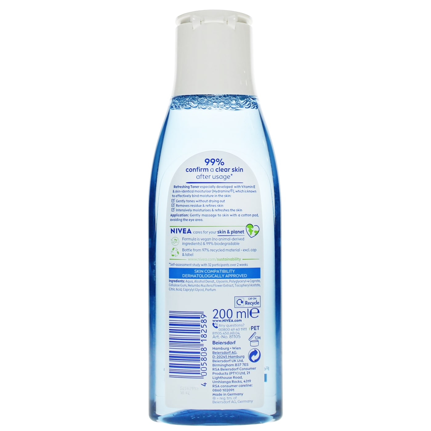 NIVEA 200ML TONER DAILY ESSENTIALS