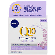 Nivea Q10 50ml Day Cream Sensitive SPF 15