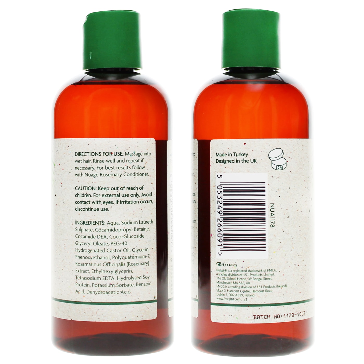 NUAGE 400ML S/POO ROSEMARY 03/26