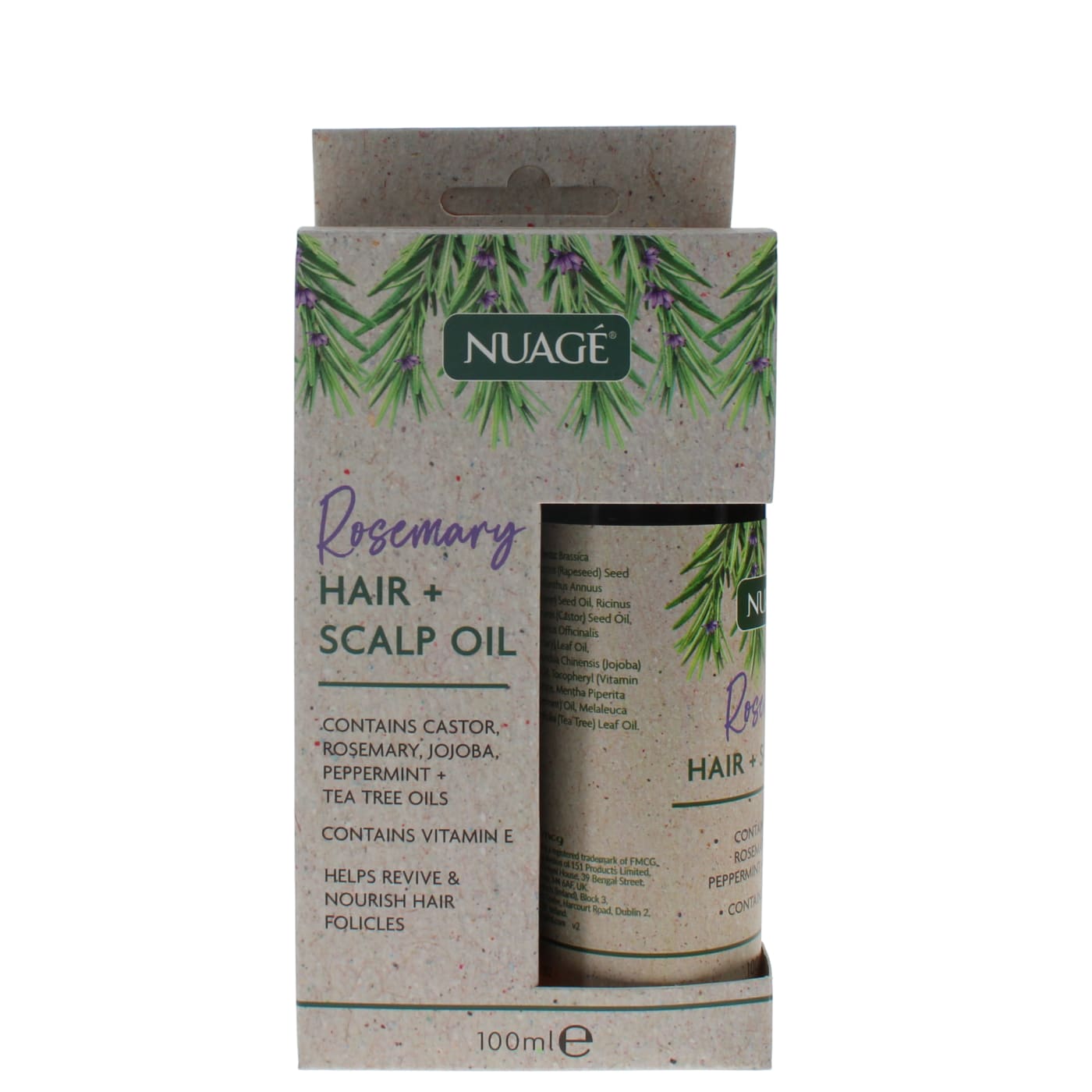 NUAGE 100ML HAIR&SCALP OIL ROSEMA 07/26