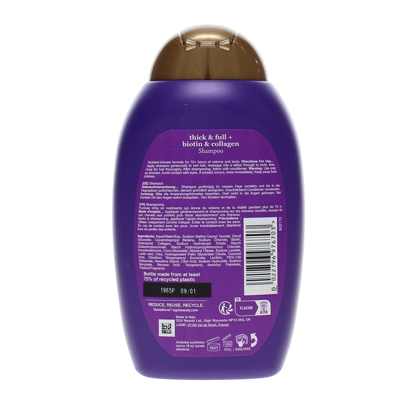 OGX 385ml Shampoo Biotin & Collagen