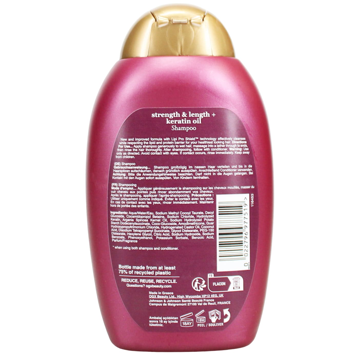 OGX 385ml Shampoo Keratin Oil