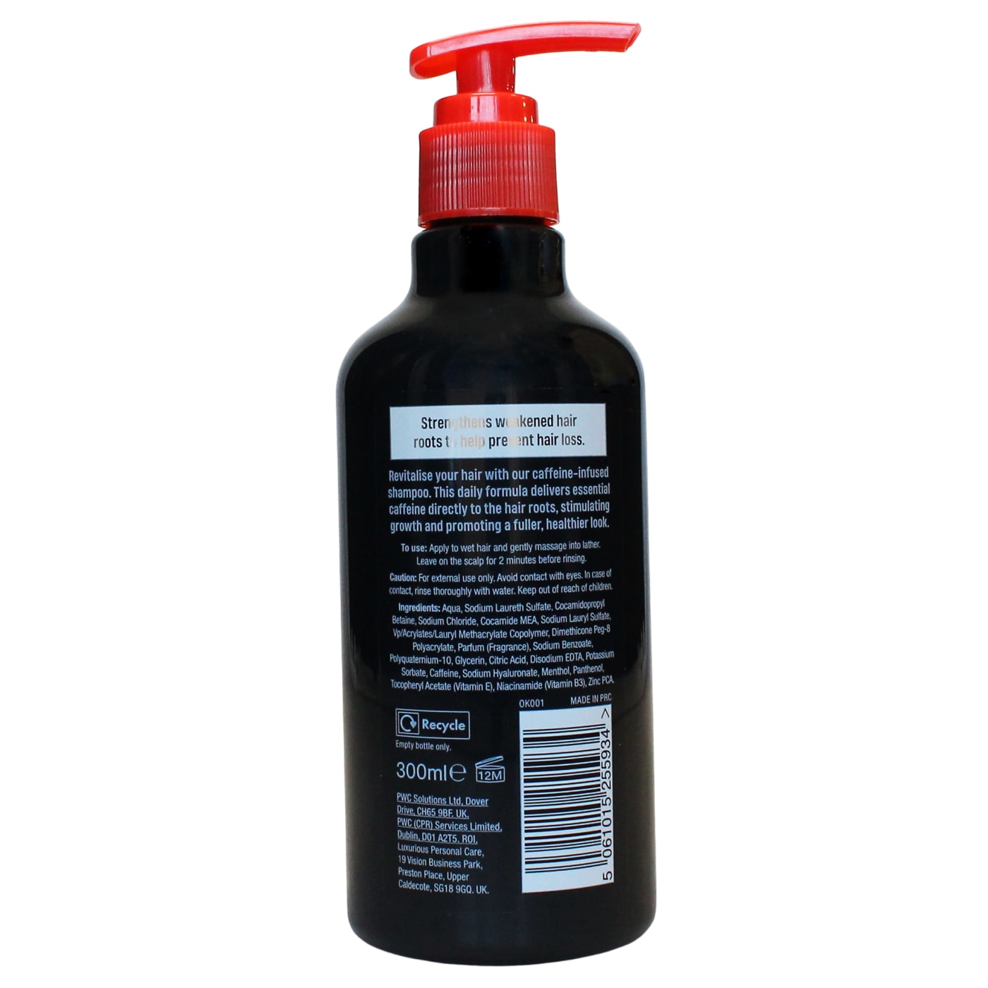 OKTANE 300ML SHAMPOO NITRO 1 CAFFEINE