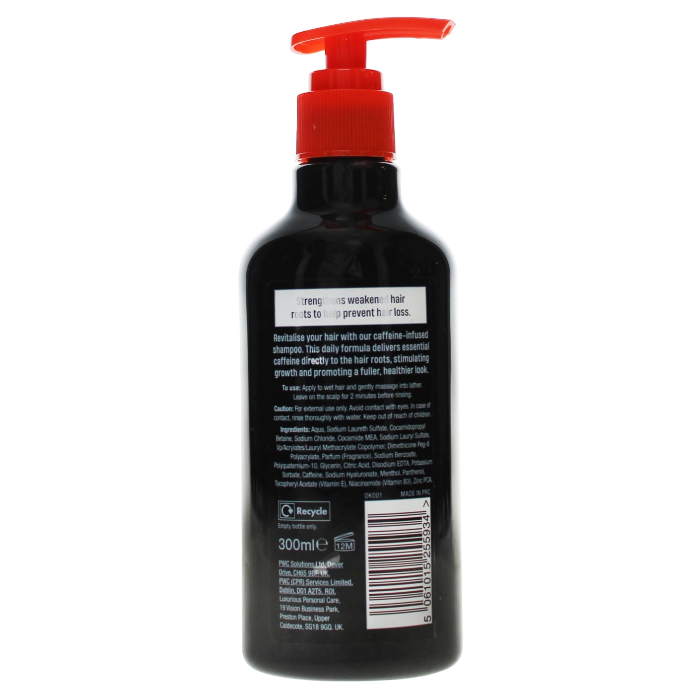 Oktane 300ml Shampoo Nitro 1 Caffeine