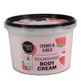 Organic Shop 250ml Nourishing Body Cream Lychee & 5 Oils