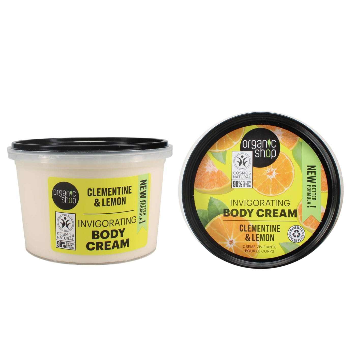 ORGANIC SHOP 250ML INV B/CRM CLEM 09/26