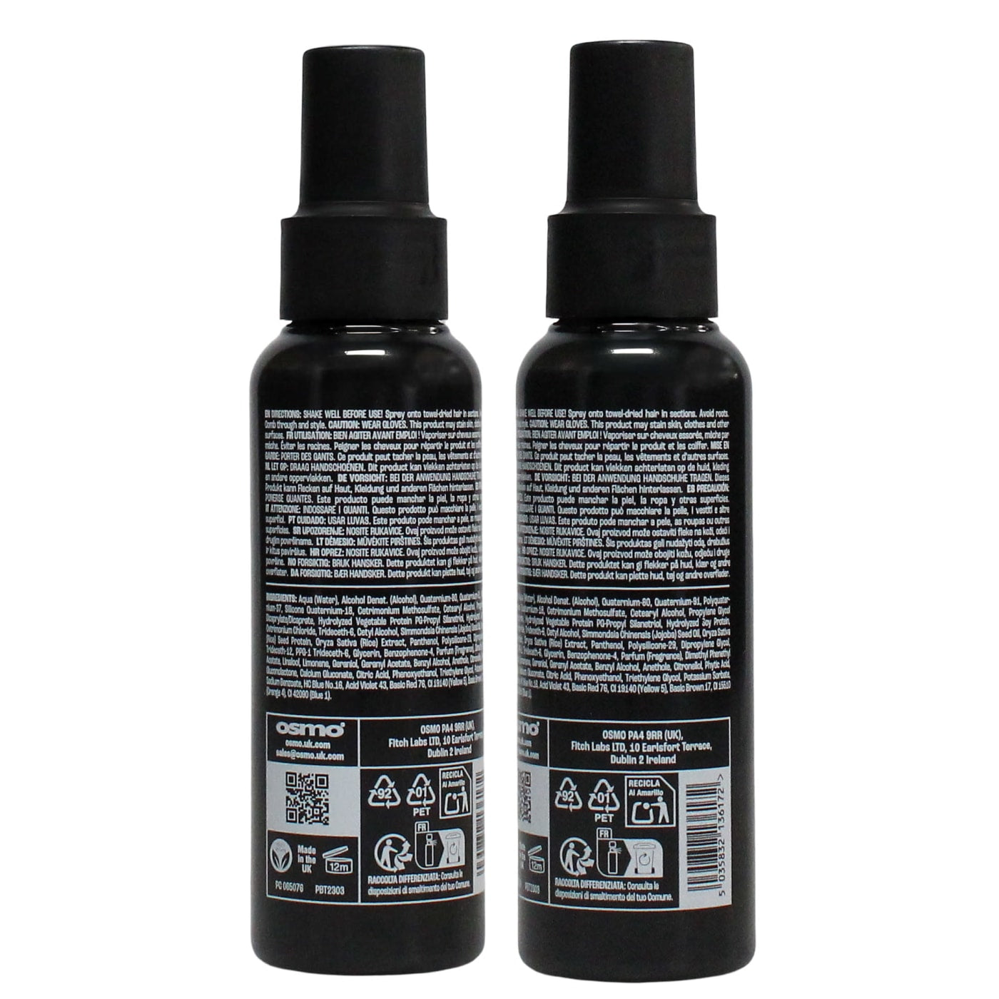 Osmo 100ml Hair Toning Spray Super Ice Icey Blonde