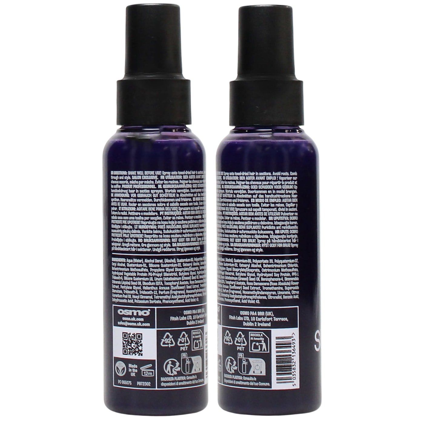 Osmo 100ml Hair Toning Spray Super Silver