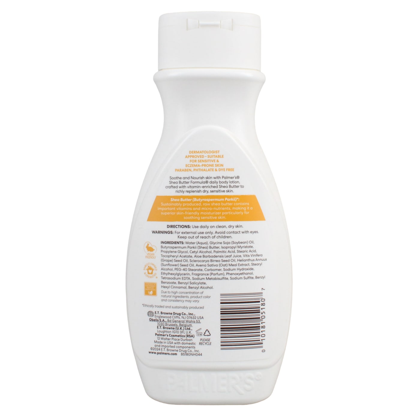 Palmer's Shea Butter Formula 250ml Body Lotion Raw Shea Nourish