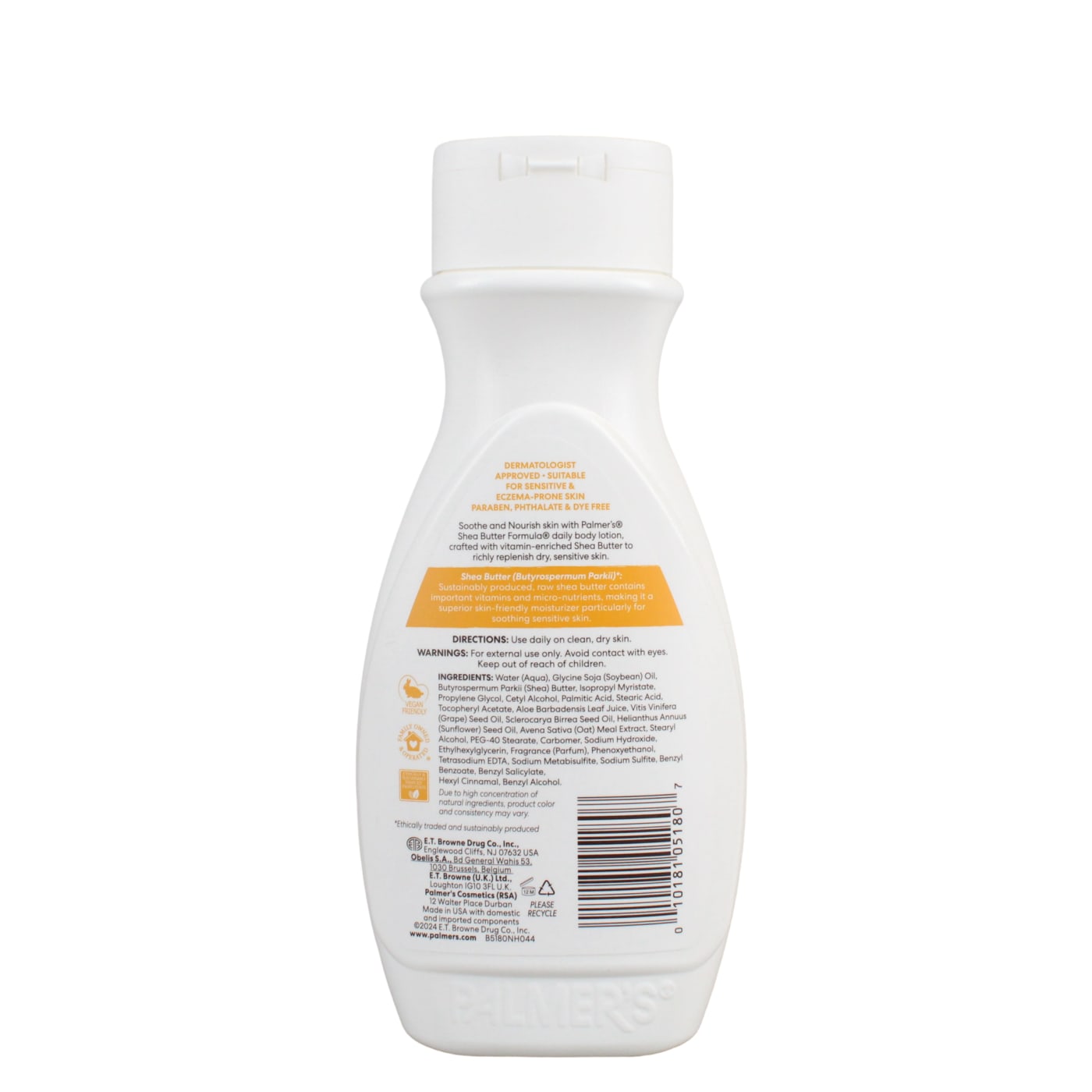 PALMER'S 250ML B/LOTION RAW SHEA