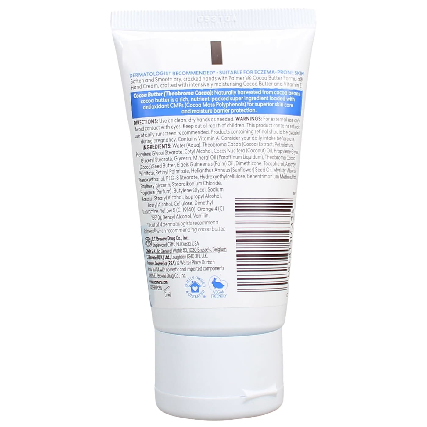 Palmer's Cocoa Butter Formula 60g Hand Cream Cocoa Butter Softens
