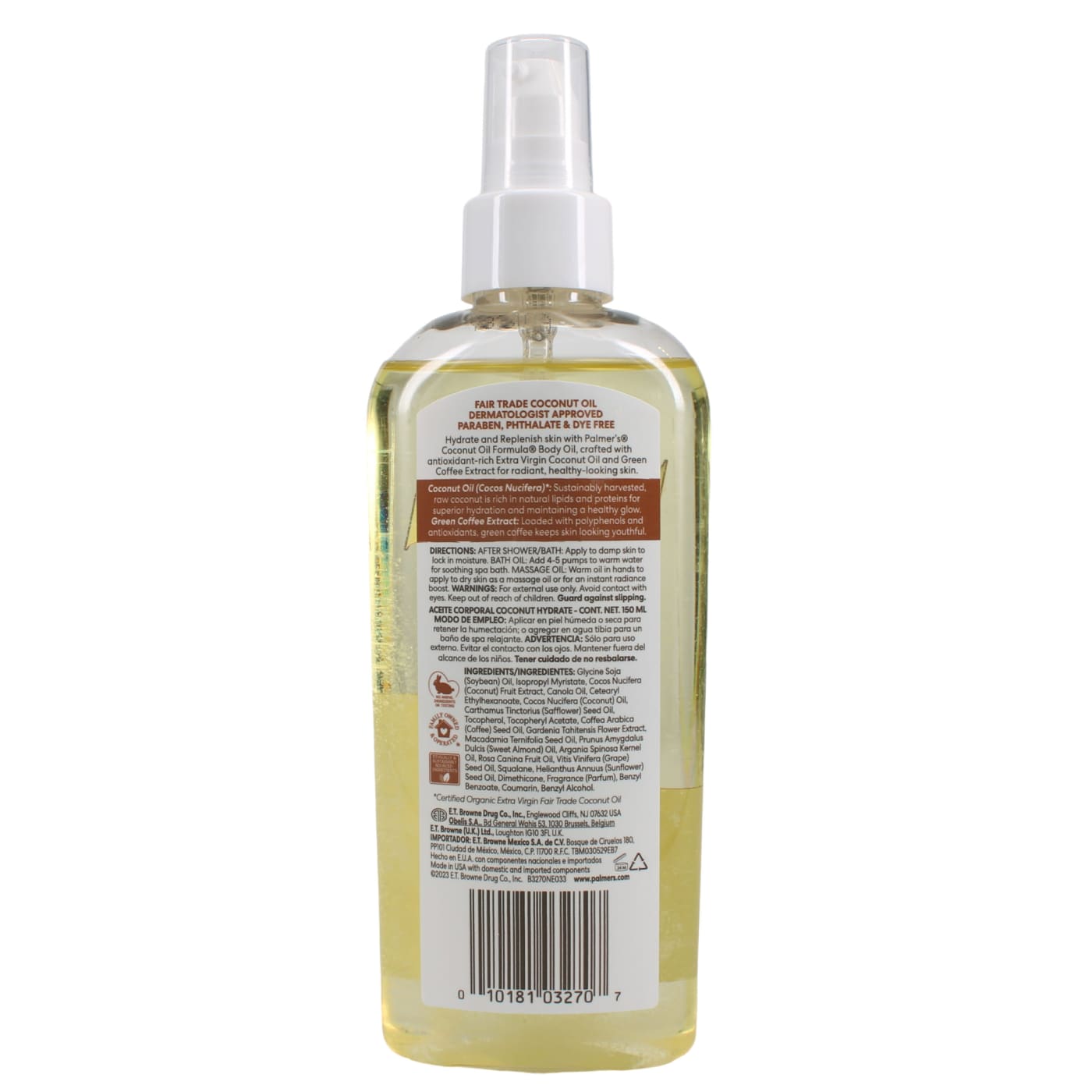 PALMER'S 150ML BODY OIL
