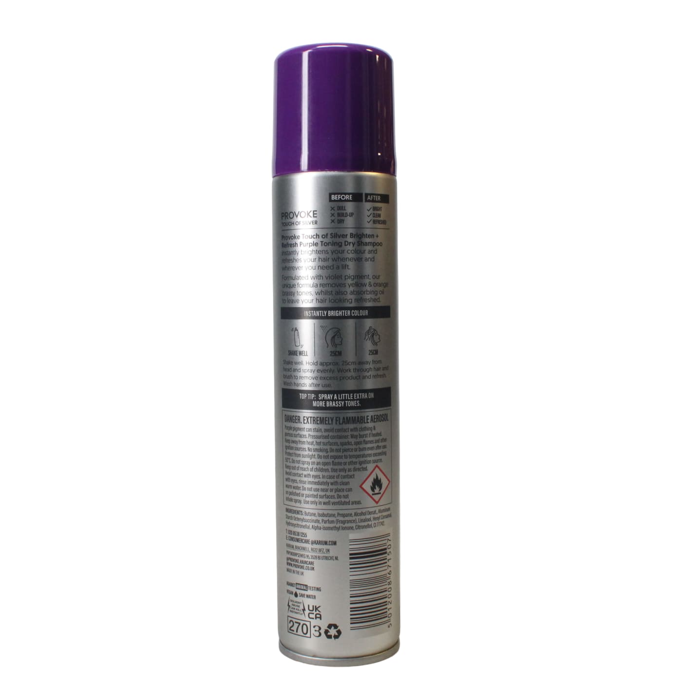 PROVOKE PURPLE 200ML DRY S/POO