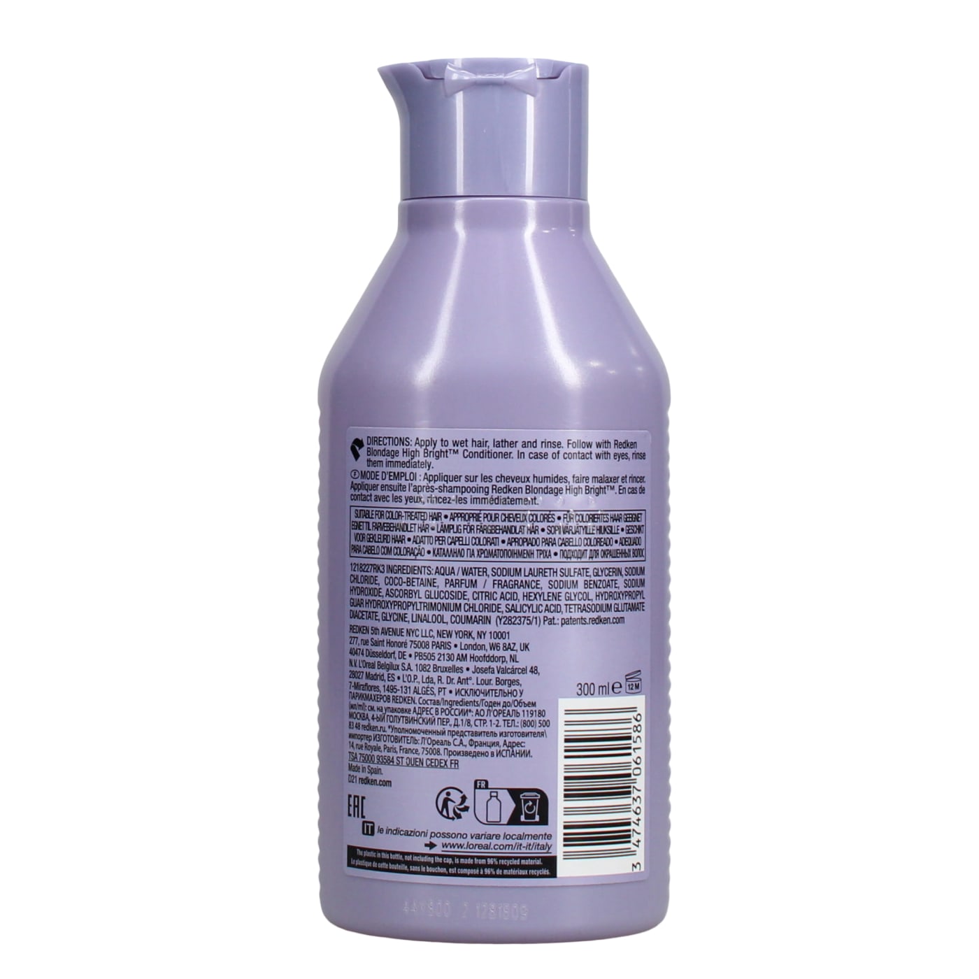 REDKEN 300ML S/POO BLONDAGE HIGH BRIGHT