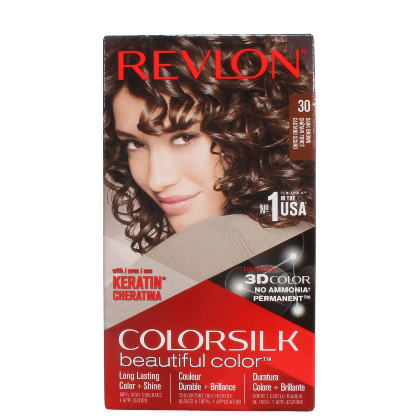 REVLON COLORSILK DARK BROWN 30/3N