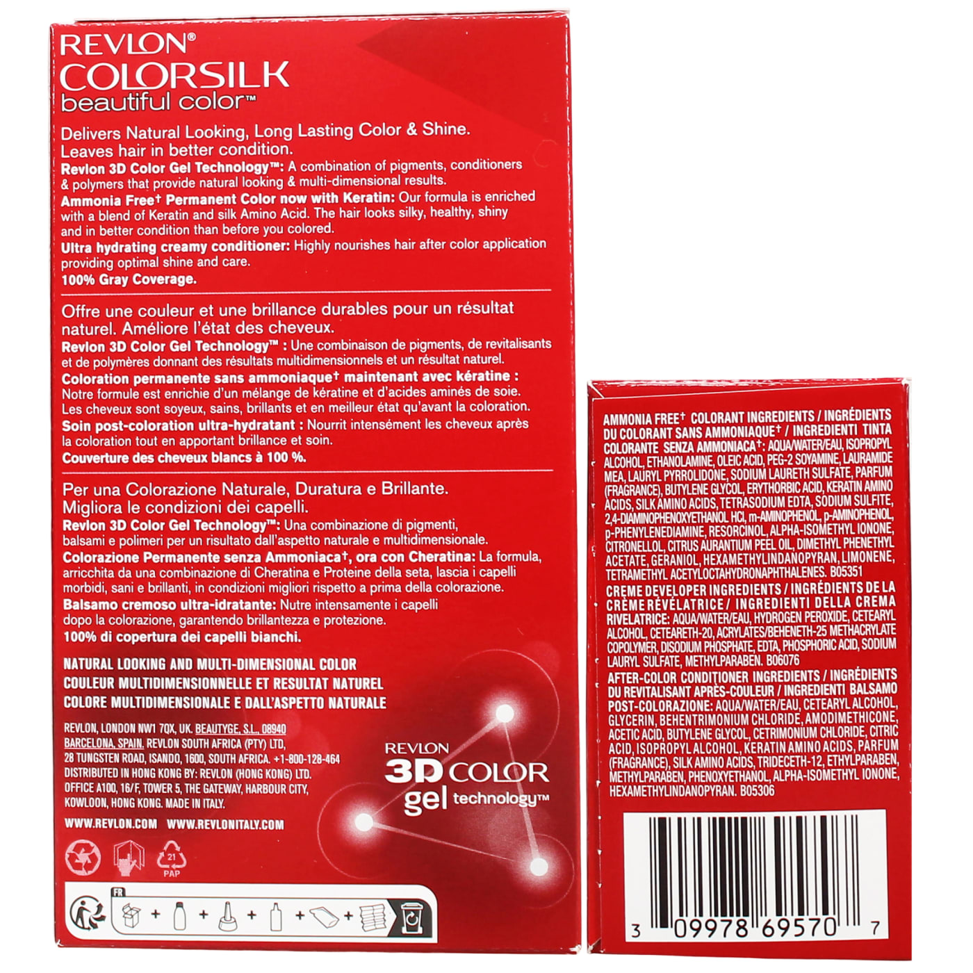 Revlon Colorsilk Permanent Hair Colour Medium Ash Blonde (70/7A)