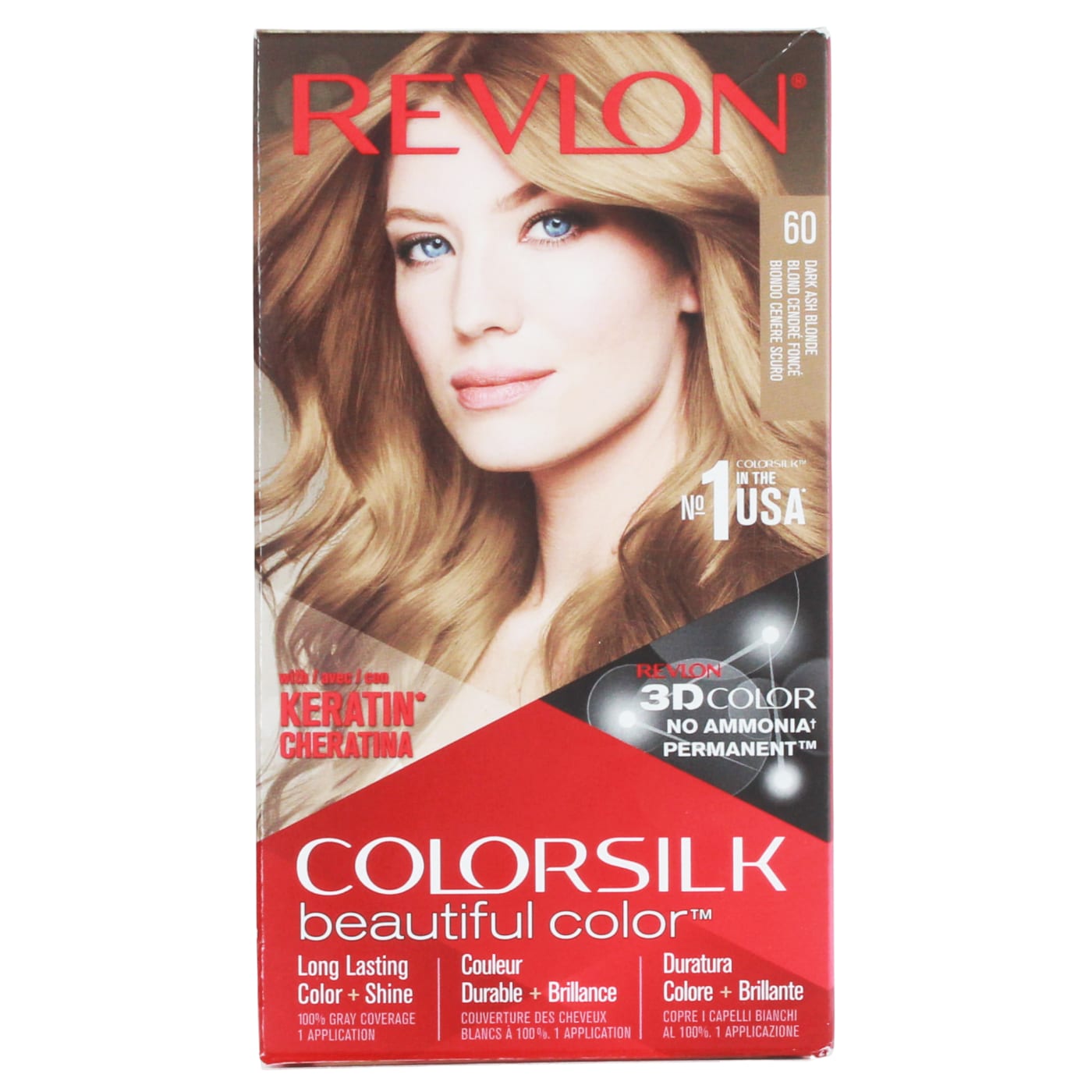 REVLON COLORSILK DARK ASH BLONDE 60