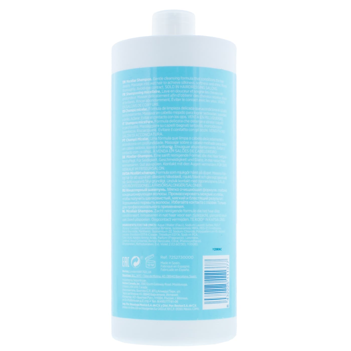 REVLON PROF EQUAVE 1000ML S/POO DETANGLE