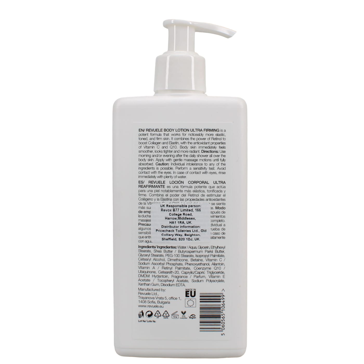 REVUELE 250ML B/ LOTION ULTRA FIRMING