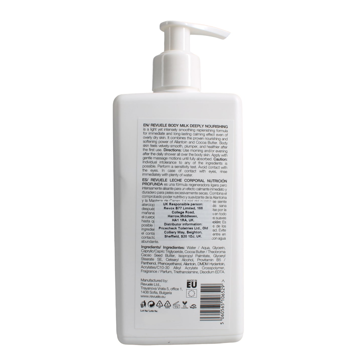 REVUELE 250ML B/MILK DEEPLY NOURISHING