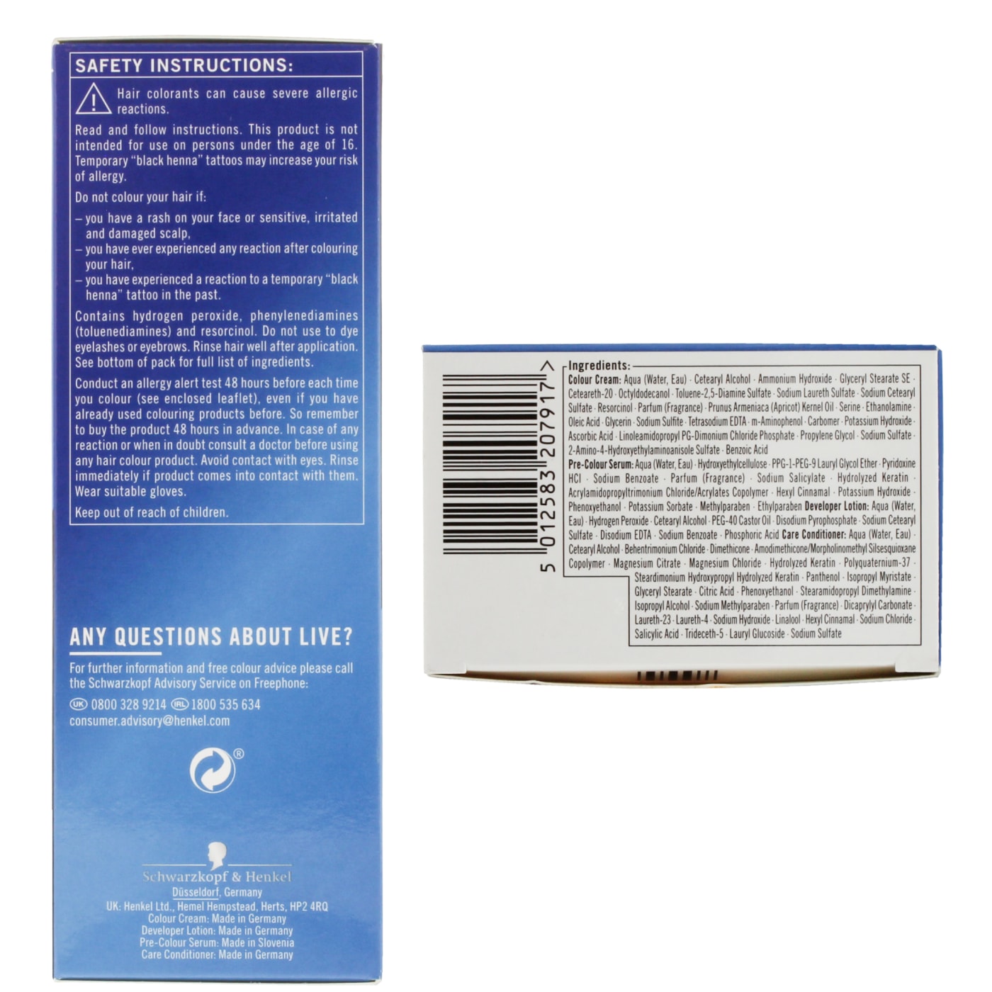 SCHWARZKOPF LIVE COL H/DYE TRUFFLE 05