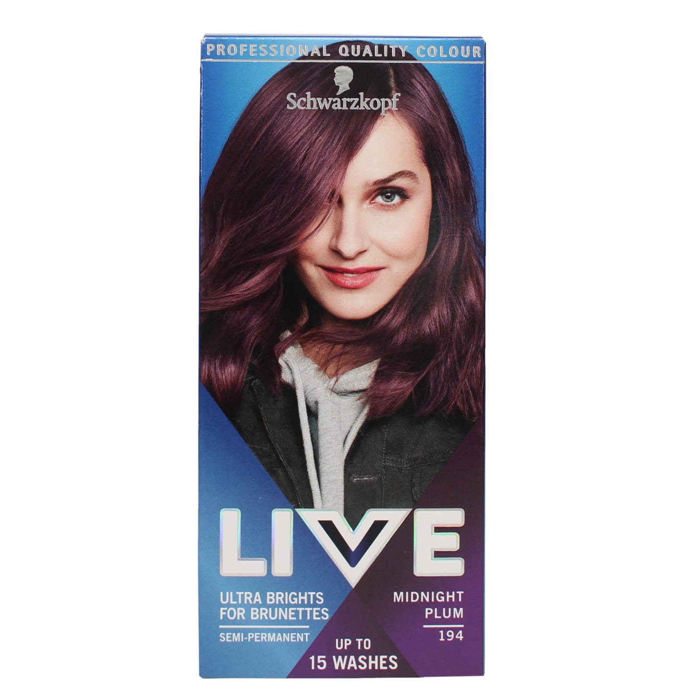 SCHWARZKOPF LIVE HAIR COLOR MIDNIGHT 194