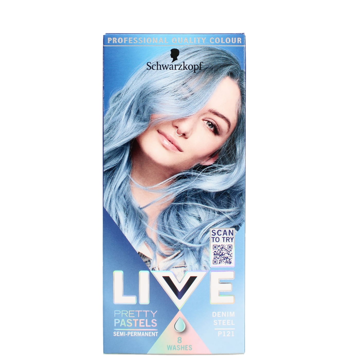 SCHWARZKOPF LIVE PASTEL H/DYE DENIM P121