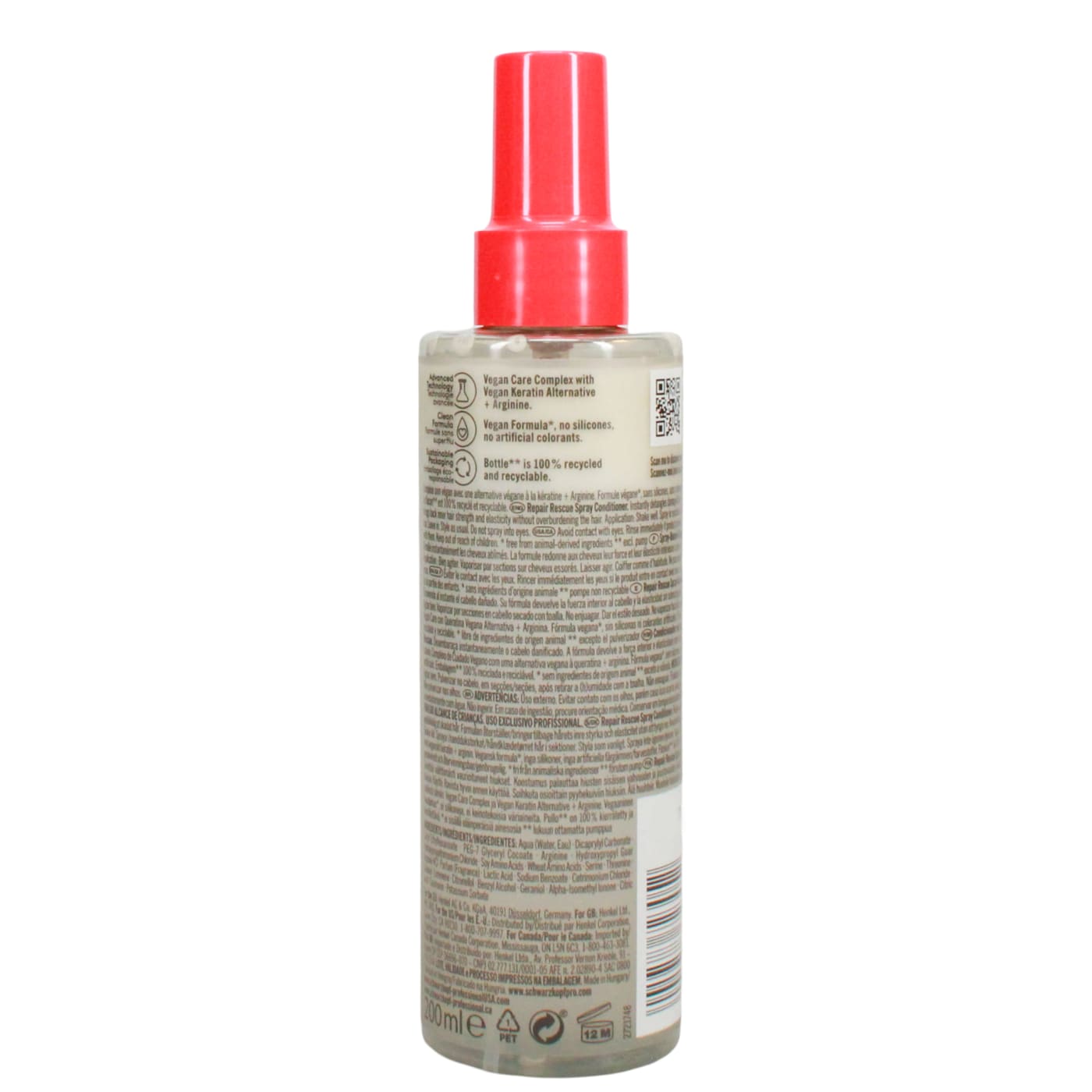 SCHWARZKOPF BONA 200ML COND REPAIR RESC