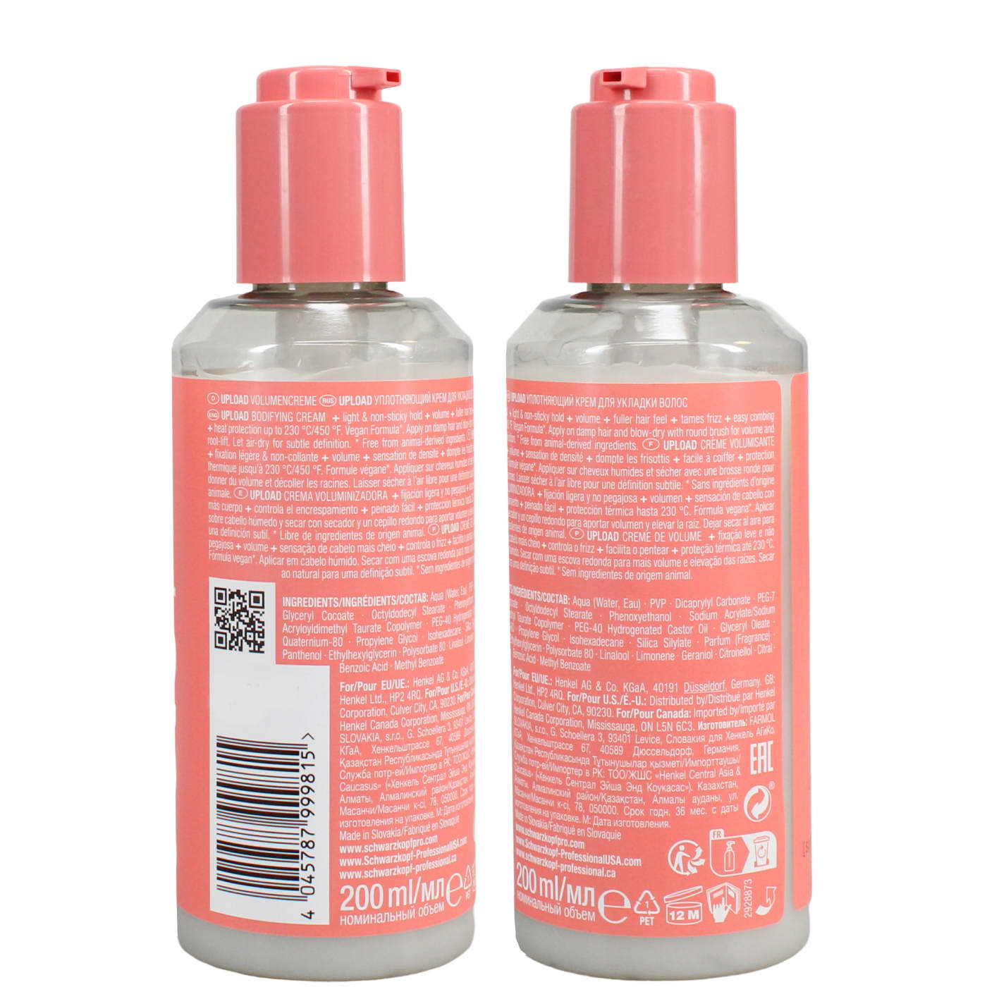 SCHWARZKOPF OSIS 200ML UPLOAD CREAM