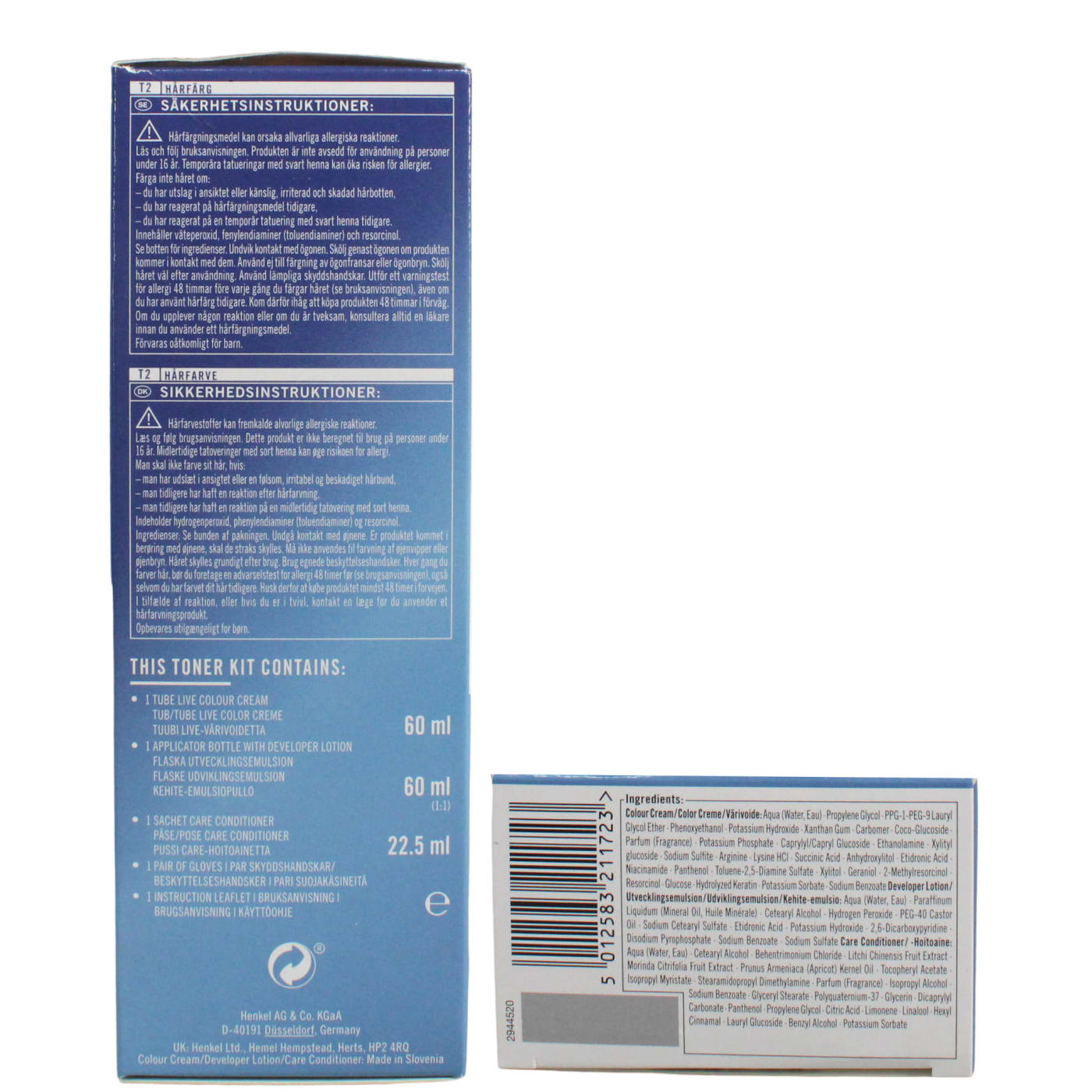 SCHWARZKOPF LIVE SOFT BLONDE T2