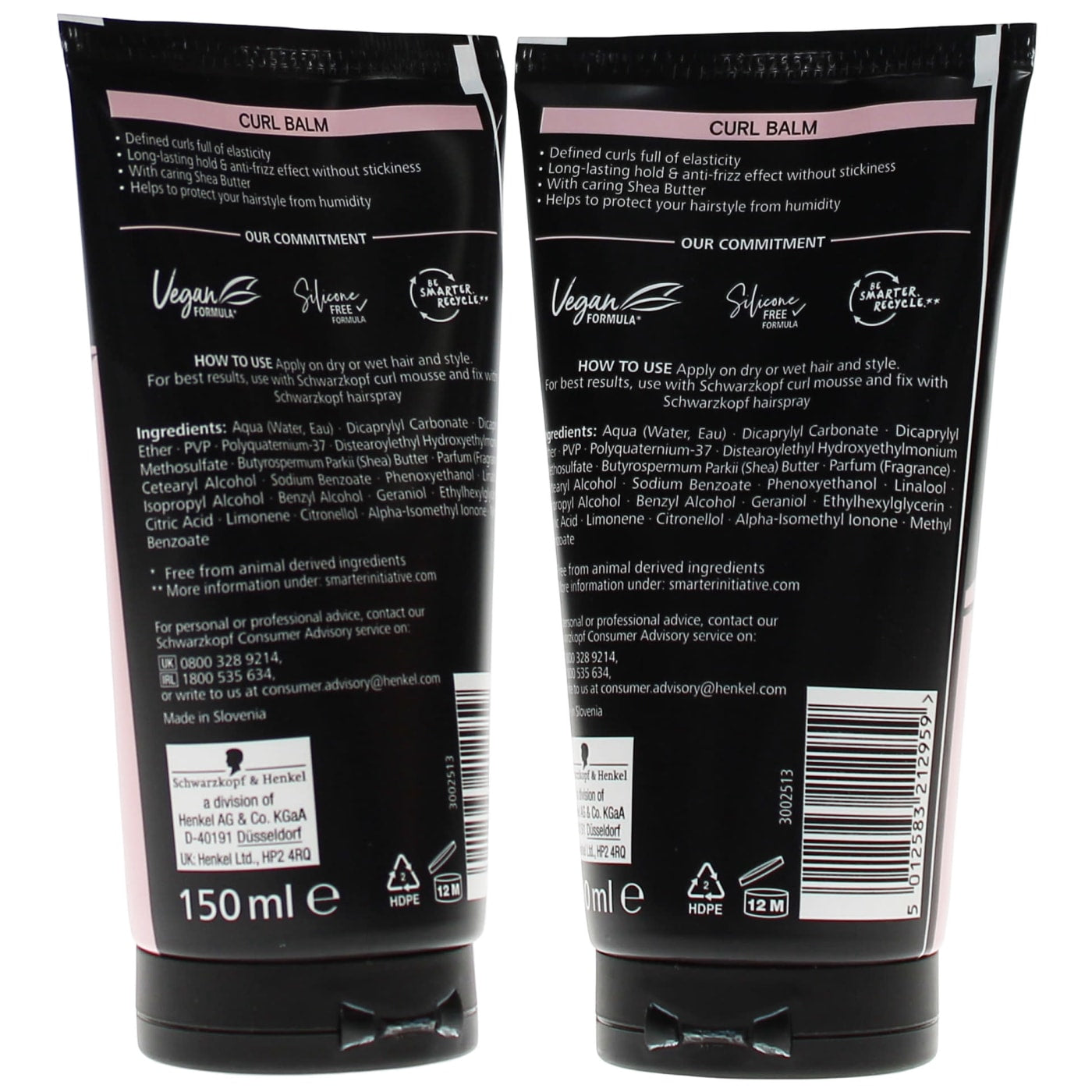 Schwarzkopf 150ml Curl Balm