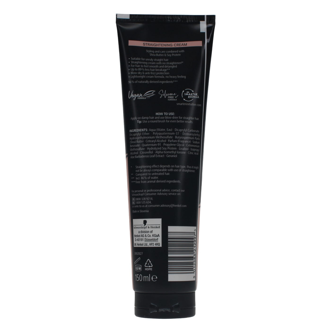 SCHWARZKOPF 150ML BLOW-DRY STRAIGHT CRM