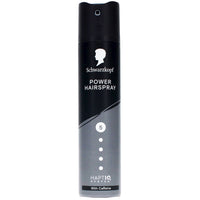 Schwarzkopf 250ml Power Hairspray With Caffeine Long-Lasting Hold