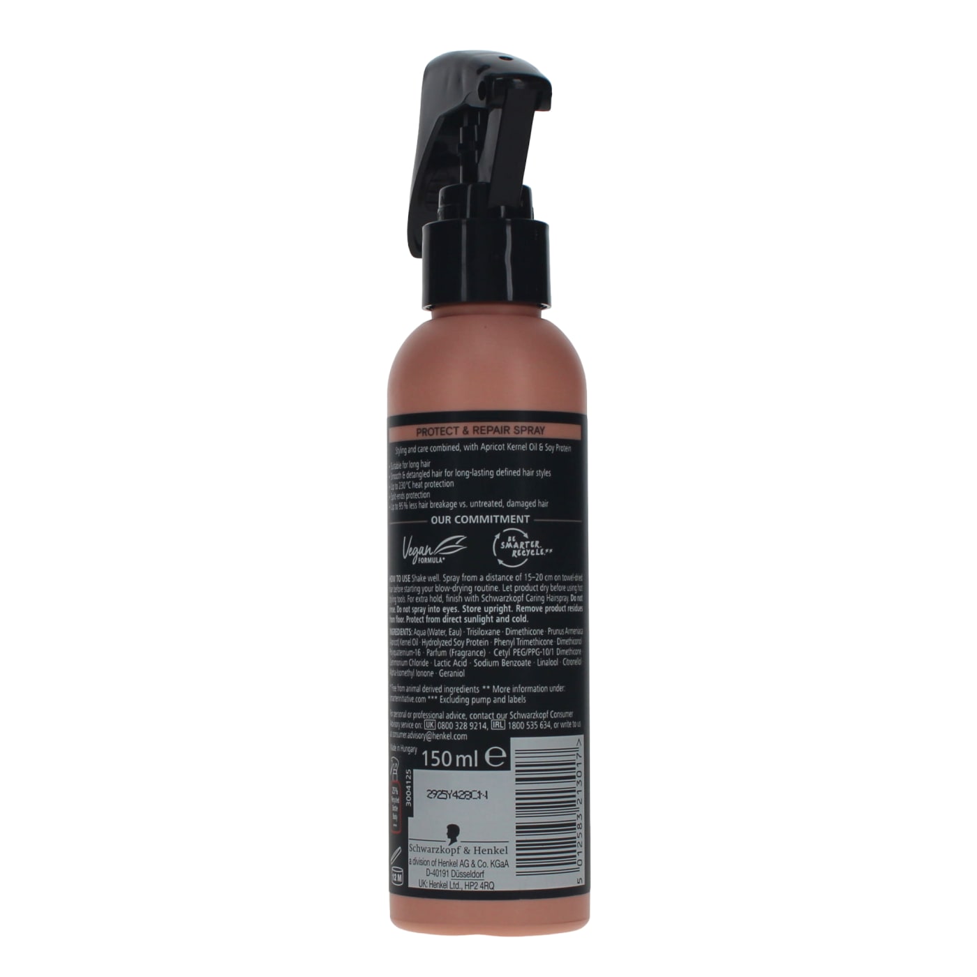 SCHWARZKOPF 150ML HEAT PROTECTION SPRAY