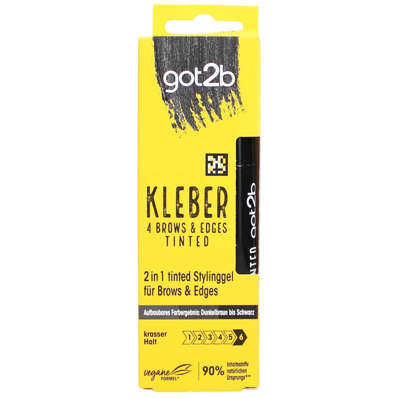 Schwarzkopf Got2b 16ml Glued 2in1 Brows & Edges Gel Tinted Black