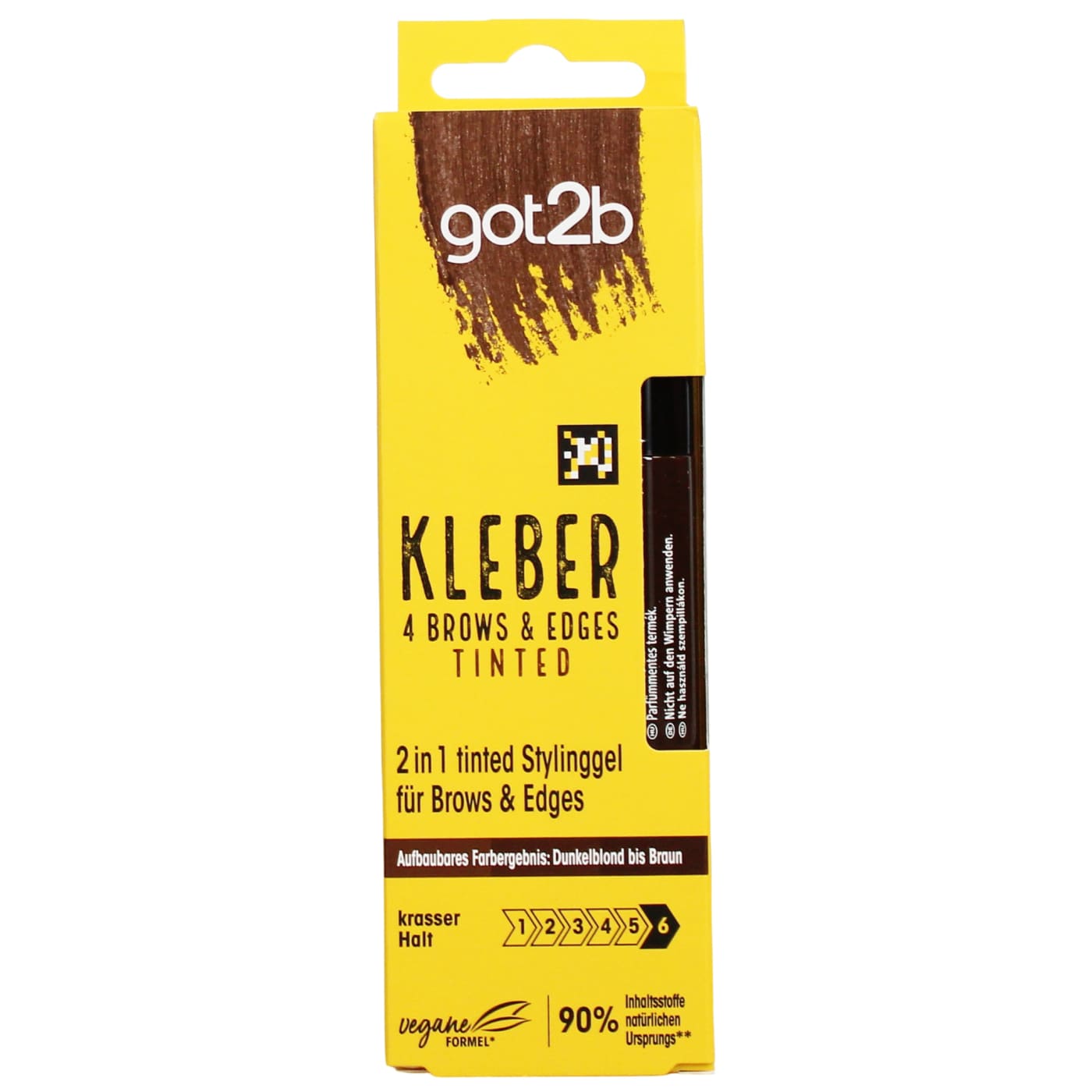 Schwarzkopf Got2b 16ml Glued 2in1 Brows & Edges Gel Tinted Brown