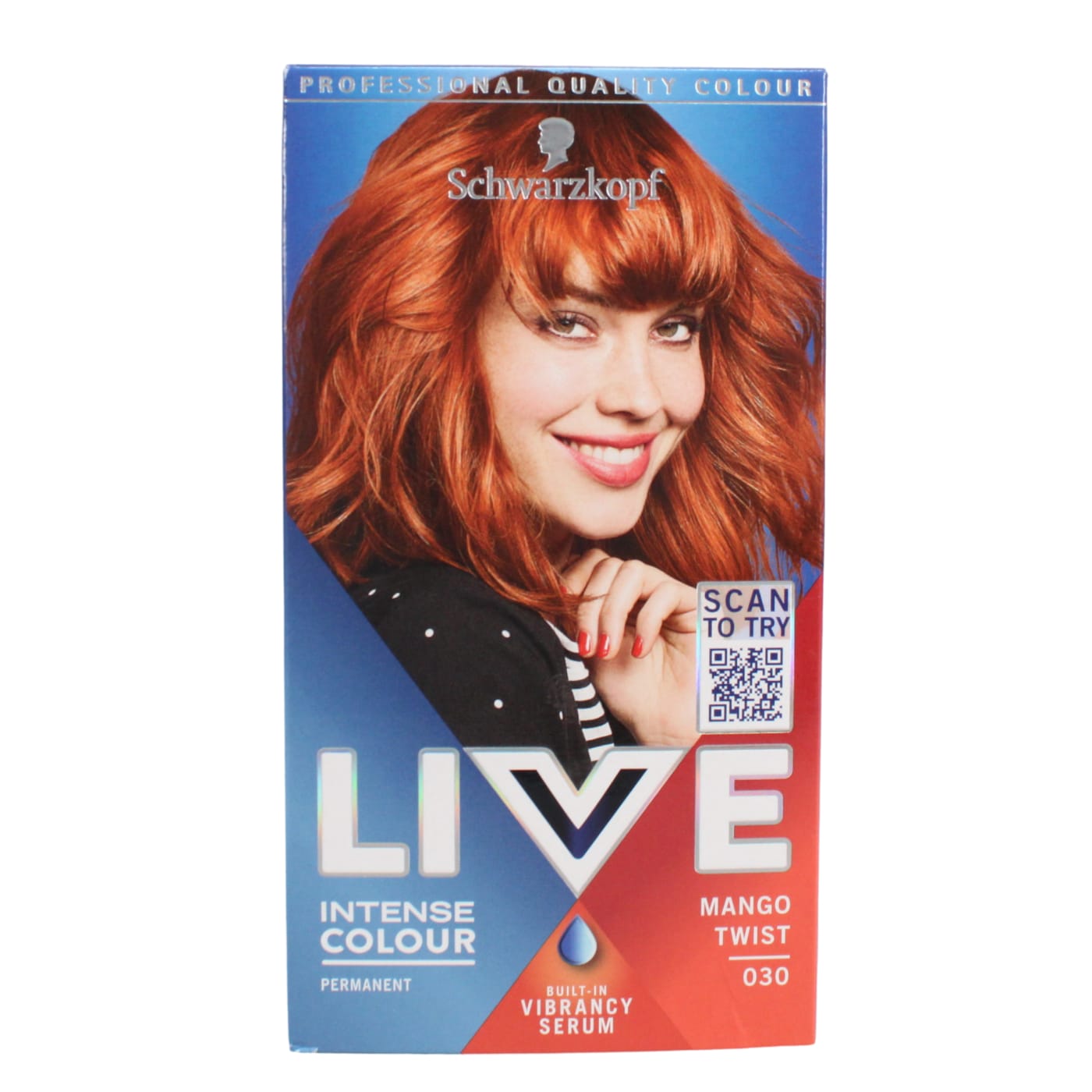 Schwarzkopf Live Intense Colour Hair Dye Permanent Mango Twist 030