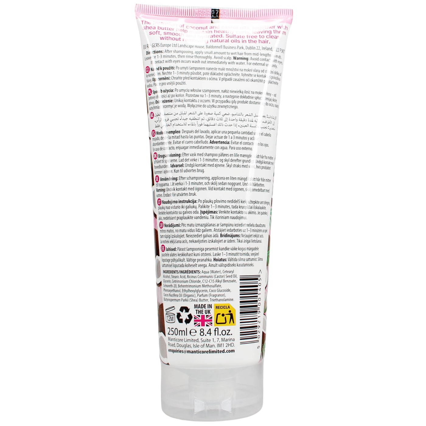 Shelley Curls  250ml Conditioner Shea Butter & Coconut