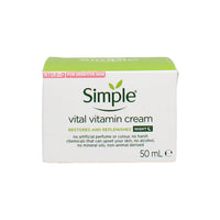 Simple 50ml Night Cream Vital Vitamin