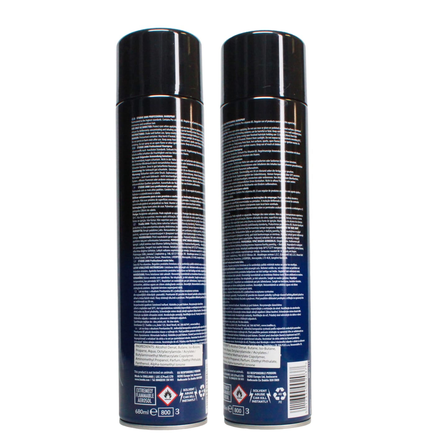 STUDIO 2000 SYSTEM 680ML H/SPRAY 12/26