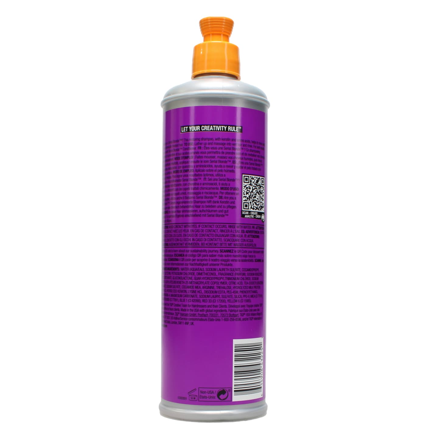 TIGI BED HEAD 400ML S/POO SERIAL BLONDE