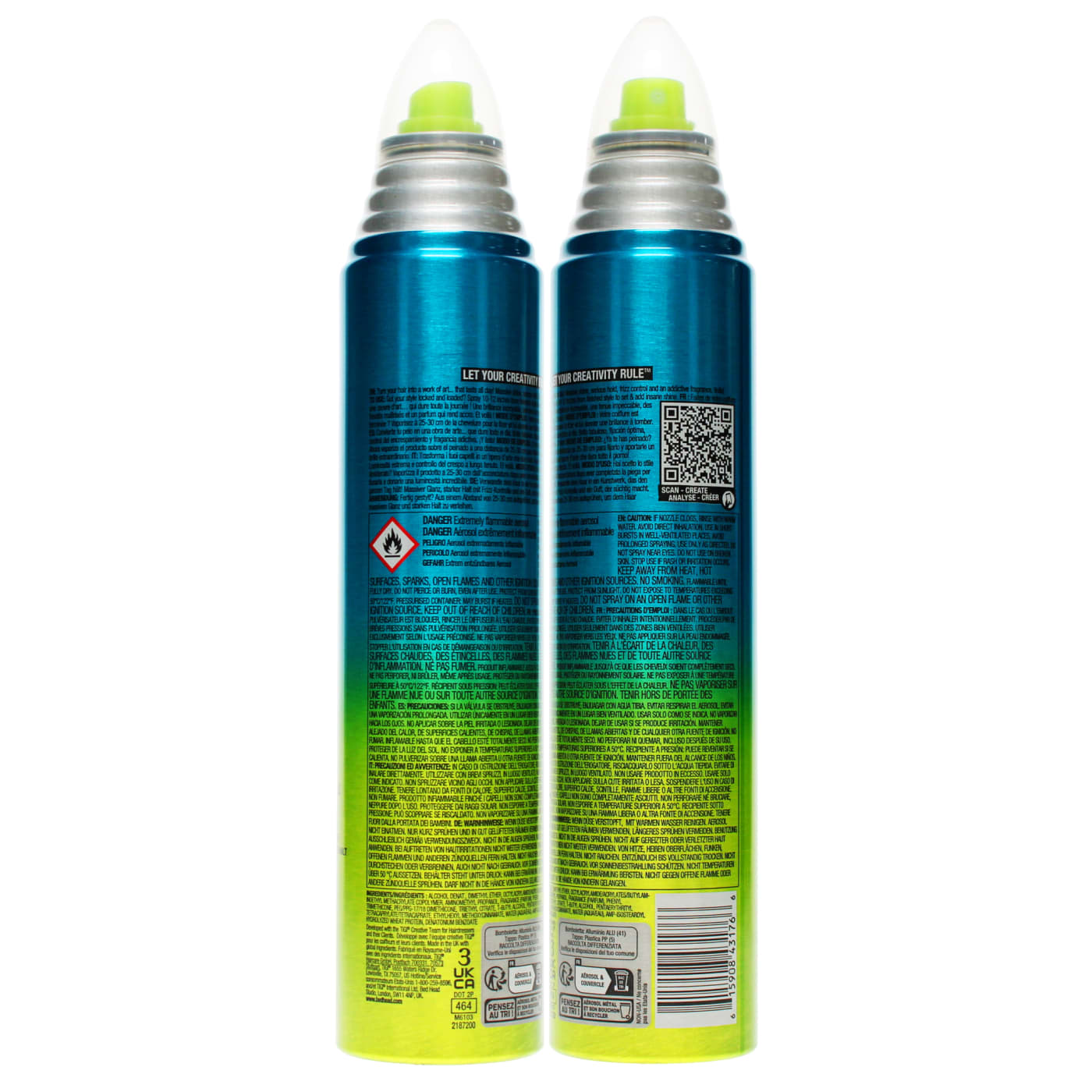 TIGI BED HEAD 340ML SHINY H/SPRY HOLD