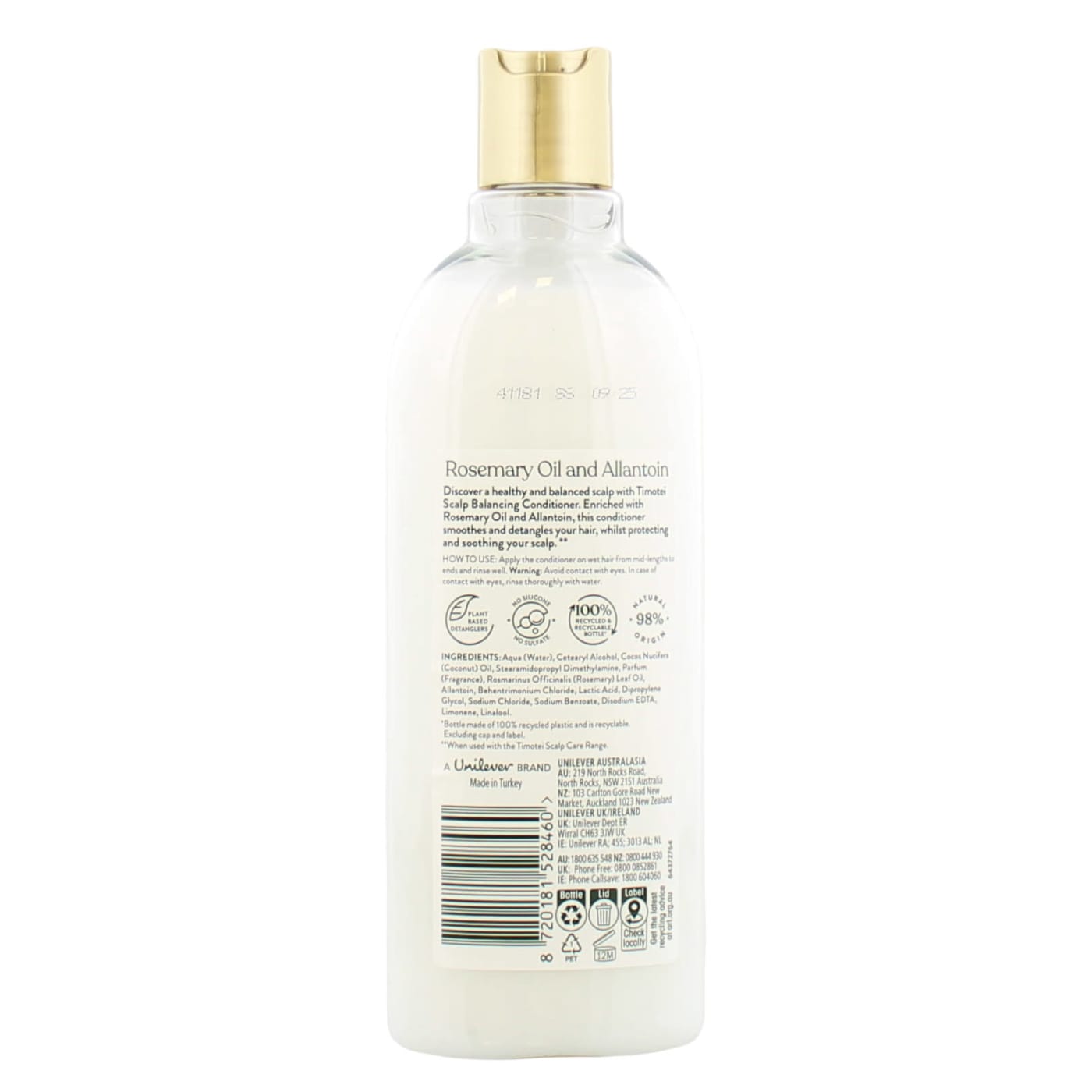 Timotei 300ml Conditioner Scalp Balancing With Rosemary Oil