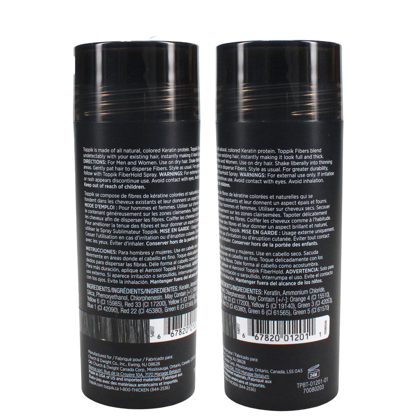 Toppik 27.5g Hair Fibres Black