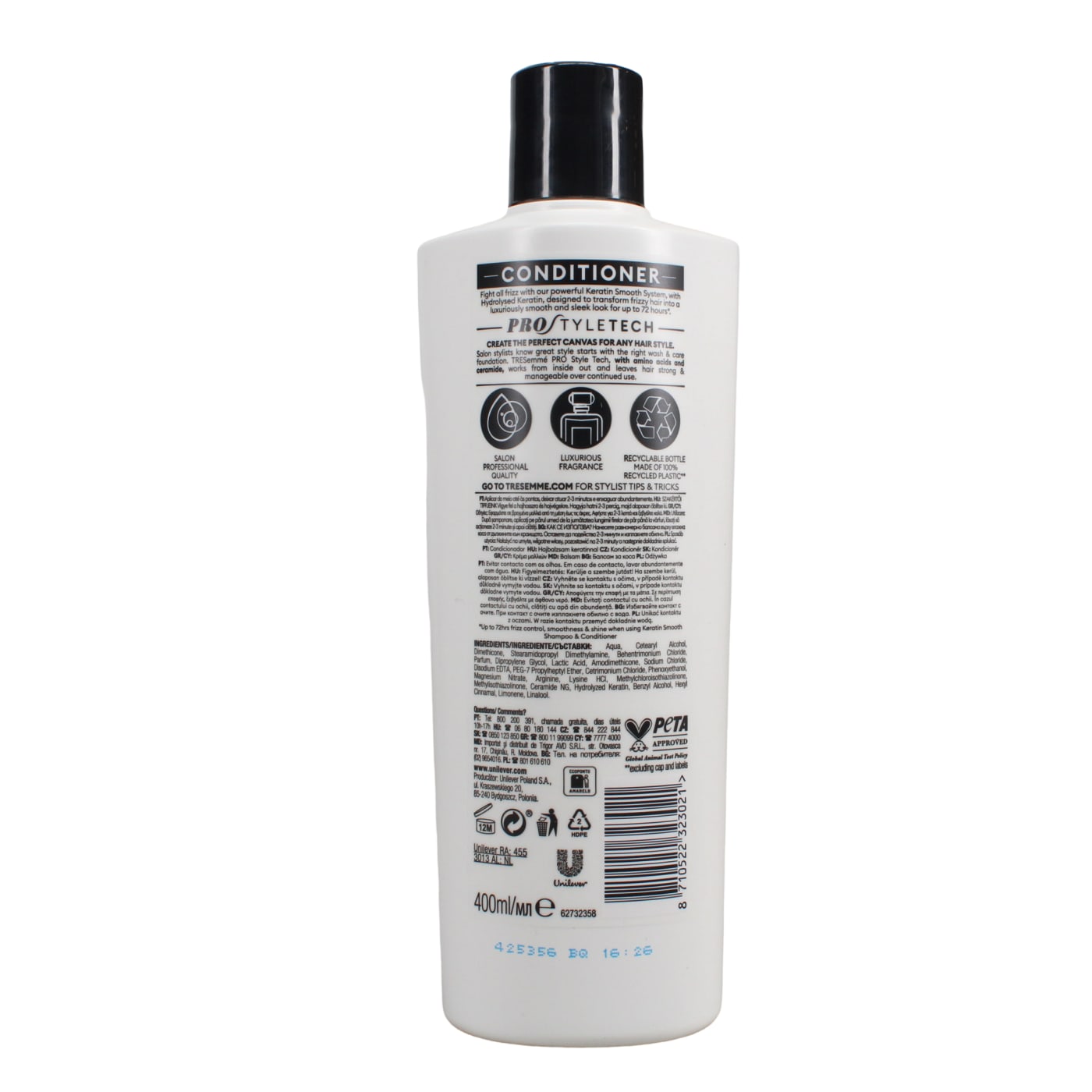 TRESEMME 400ML COND KERATIN SMOOTH