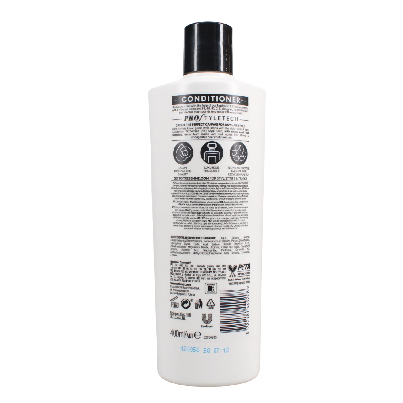 TRESEMME 400ML COND REPLENISH & CLEANSE