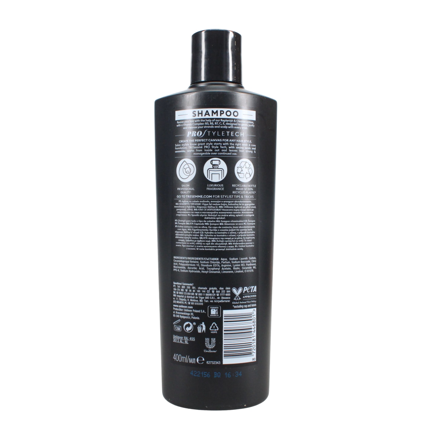 TRESEMME 400ML S/POO REPLENISH & CLEANSE
